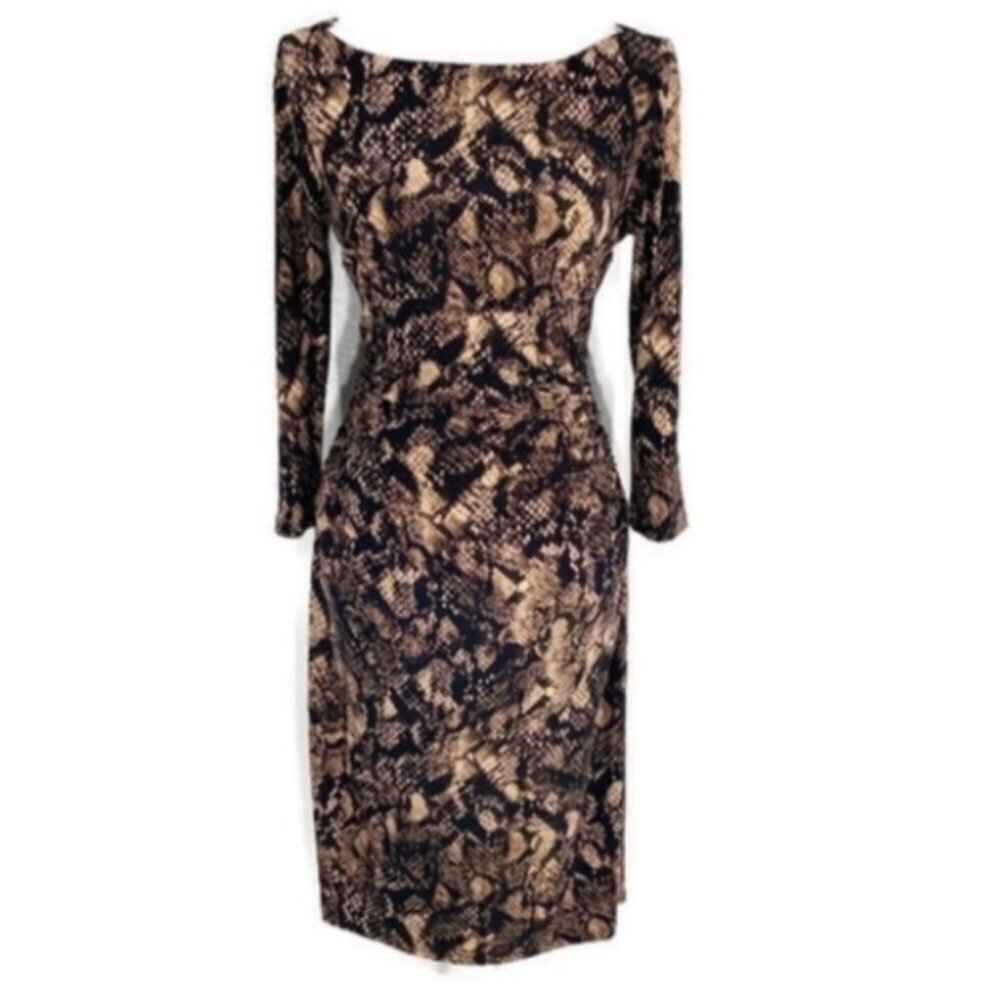 LAUREN Ralph Lauren Snake Print Dress 14